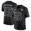 BIPIHUC MN.Vikings #18 Justin Jefferson Player Black Limited 2026 Salute to Service Home Game Stitched Jerseys