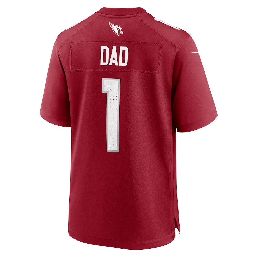 BIPIHUC A.Cardinals #1 Dad Cardinal Team Game Jersey