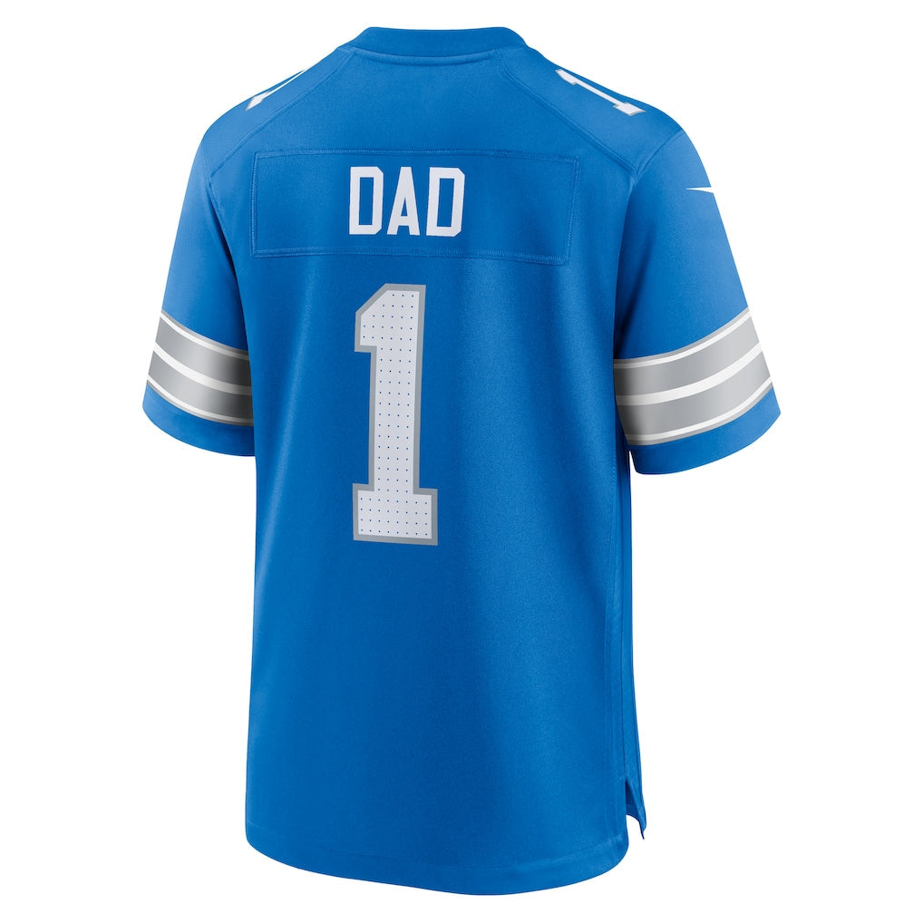 BIPIHUC D.Lions #1 Dad Blue Game Jersey