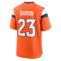BIPIHUC D.Broncos #23 Jahdae Barron Orange Team Game Jersey