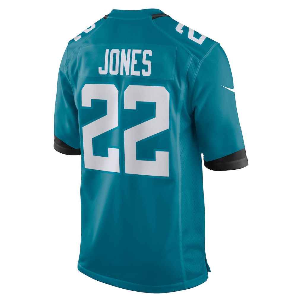 BIPIHUC J.Jaguars #22 Jarrian Jones Teal Team Game Jersey