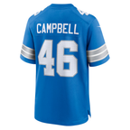 BIPIHUC D.Lions #46 Jack Campbell Blue Game Stitched Jersey