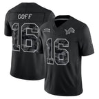 BIPIHUC D.Lions #16 Jared Goff Player Black Limited 2026 Salute to Service Home Game Stitched Jerseys