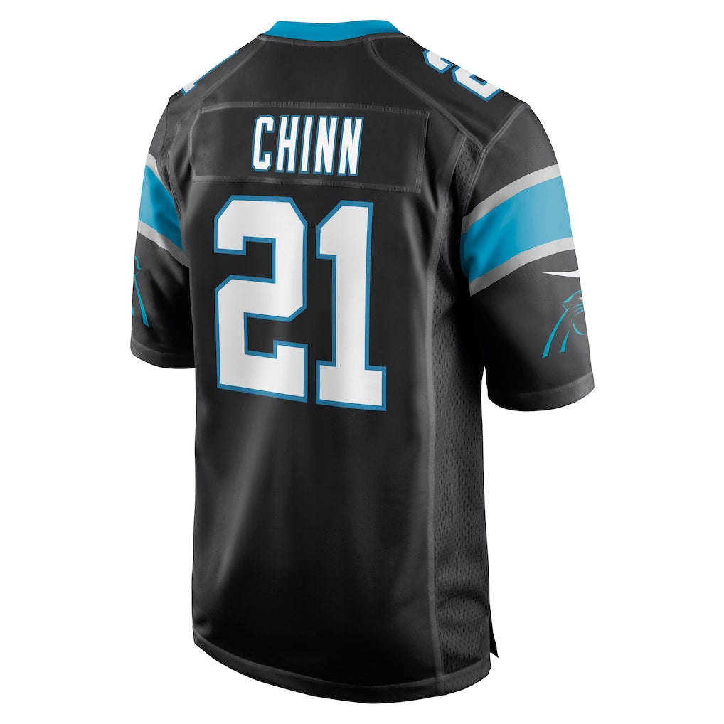 BIPIHUC C.Panthers #21 Jeremy Chinn Black Game Jersey