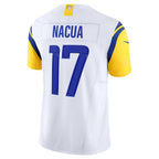 BIPIHUC LA.Rams #17 Puka Nacua White Vapor F.U.S.E. Limited Jersey